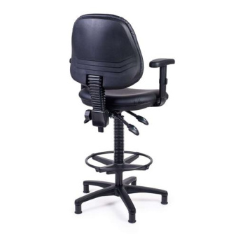 Hollex Steering Chair Delta I Faux Leather Black