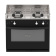 ENO 142340850785 Grand Large 2-burner Oven Stove Without Grill Black Edition