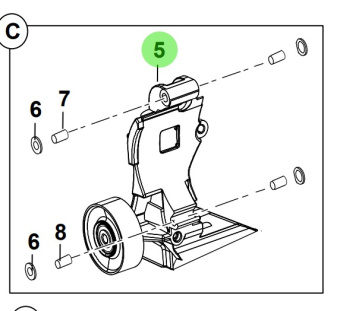 Bukh 00115-5S120 - Alternator Bracket for S270J Engines
