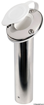 Osculati 41.211.56 - Rod Holder 60° AISI 316 with White Cap