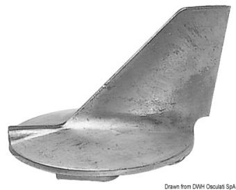 Osculati 43.252.96 - Zinc Directional Fin For Yamaha 225/300 HP