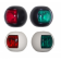 LED Navigation Lights Delfi Series White Case Green Starboard Light