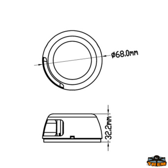 Trem L6252765 - Horizontal Mounting Navigation Lights Port And Starboard Side Lights For Boats Over 12m