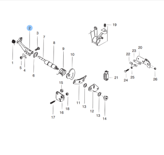 Vetus VF60031 - Lever