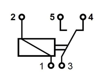 Ripca Switch Relay 5-Pole 12V 30-40A