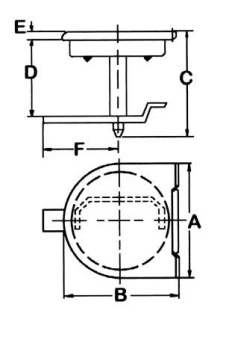 Allpa Stainless Steel Round Grand Compression Latch With Cover