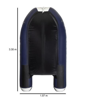 Hibo Pro Inflatable Boat 3.30 Aluminum Dark Blue