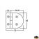 Trem M3565172 - AISI 316 Stainless Steel Hinges Thickness 4 mm - 71x65 mm With Pins Reversed Model Trem M3565172 - AISI 316 Stainless Steel Hinges Thickness 4 mm - 71x65 mm With Pins Reversed Model