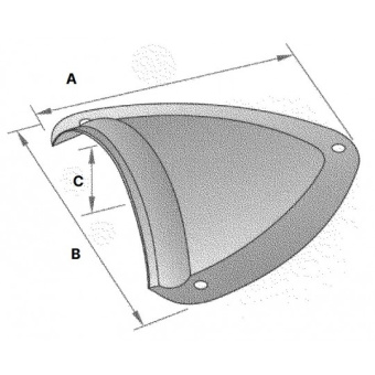 Olcese Ricci Stainless Steel Midget Shell Vent