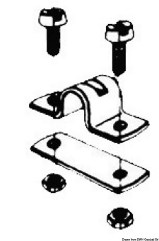 Ultraflex L14 Saddle Clamp Fitting Kit - Osculati 45.488.05