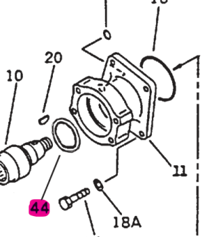 Northern Lights 16-55702 - O-ring (Injection Pump Mounting) 