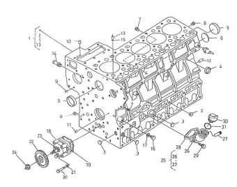 Nanni Diesel 970307902 - GEAR,OIL PUMP DRIVE for 5.250TDI/5.280HE