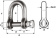 Wichard 51203 - D-Shackle Titanium 6 mm