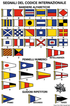 Osculati 35.452.93 - Int.Pennants Code 16x24 cm