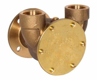 Jabsco 3270-200 - 040BSP Bronze Pump, Flange-Mounted, BG 040, 19mm (3/4") BSP Threaded Ports, NEO for Perkins 4.107 and 4.108 Engines