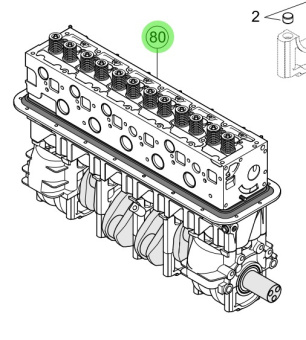 Steyr MT60154-1 - Partial Engine Spare Part for MO256H45 and MO256K43