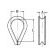 Stainless Steel AISI 316 Thimble Ø 16 mm Stainless Steel AISI 316 Thimble Ø 16 mm