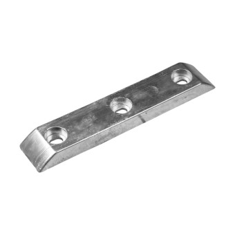 Tecnoseal Kamewa Zinc Bar Anode with 3 Mounting Holes 400 mm