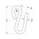 Ronstan RF50 S-Hook, 4.8mm (3/16")