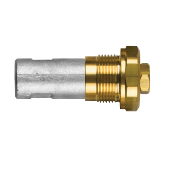 Tecnoseal 02082T - Isotta Fraschini Pencil Anode Ø14 L. 20mm M8 Complete With Brass Plug 18x1,5