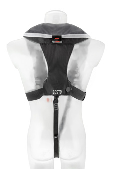 Besto 20427672 - Life Jacket Comfort Fit Pro 300N Auto Harness Anthracite/Black