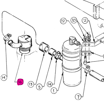 Northern Lights 6150-25-6710 - Crankcase Breather 