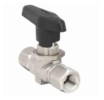 Parker 60-0064 2-Way 1/4" FNPT 316 Stainless Steel High-Pressure Bypass Ball Valve