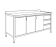 Baratta TPNCE Marine Work Table With Chest Of Drawers And Doors