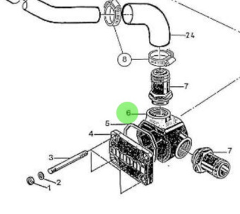 Nanni Diesel 970574550 - Oil Cooler Housing for Gearbox