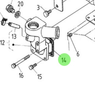 Nanni Diesel 970307104 - Flanged Gasket for Heat Exchanger and Cylinder Head