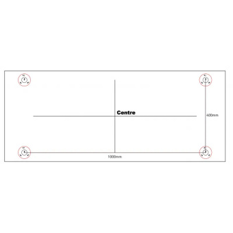 Rapid Marine RMC466 - Chock Template Kit