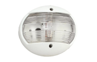 Allpa LED Navigation Light, All Round Light, 8-30v, LED 1w, 225°, 3NM, White Housing With Clear Lens