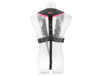 Besto 20427644 - Comfort Fit Life Jacket 180N Auto Harness Black/Pink