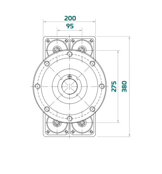 Aquadrive HDL60.700 – Heavy Duty Line Anti-Vibration Thrust Bearing System