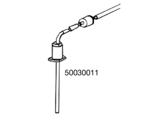 Wallas 30011 - Tank Fitting / Diesel, 670 mm