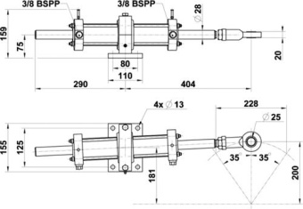 Lecomble & Schmitt Cylinder 60 DT LC455 265KGM 505cc