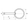 Midinox Ring Pin 8x25mm