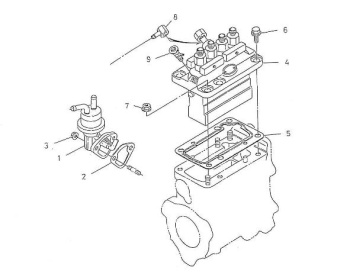 Nanni Diesel 970310887 - Flange Nut for Injection and Fuel Pump