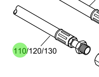 Steyr 2178905-M - Pump-to-Cylinder Adapter Hose for Bravo Stern Drive