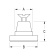 Ronstan RC00343 Series 22 & 26 Track Slug, 11.8mm x 19.8mm