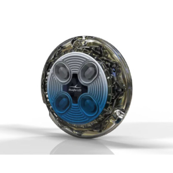 Bluefin LED P4A-SM-GB717 - Piranha P4 Single And Dual Colour Aluminium Blue Green
