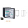 Vitrifrigo 0400-0563 - Black Refrigerator C42L CHR Vitrifrigo 0400-0563 - Black Refrigerator C42L CHR