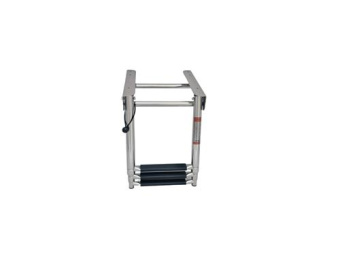 Hollex Telescopic Swimming Ladder Stainless Steel 316 3 Steps Fold