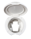 Shower With Built-In Housing, Hose Length=2,5m, White