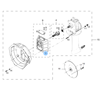 Vetus STM7602 - Adapter Housing VP 120 SB/SD