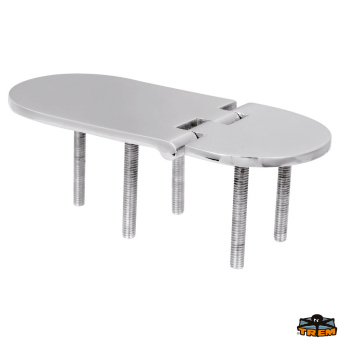 Trem M3565246 - AISI 316 Stainless Steel Hinges Thickness 4 mm - 145x65 mm With Pins Reversed Model