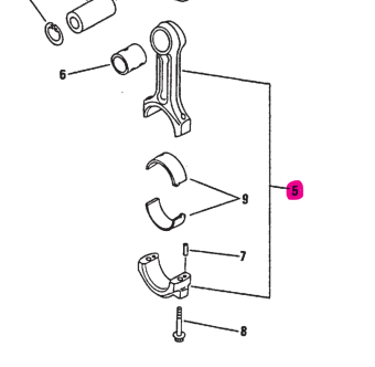 Northern Lights 6222-31-3100 - Connecting Rod Assembly