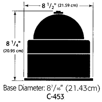 Ritchie Compass 'Globemaster C-453', 12/24/32v, Binnacle Mount, Dial Ø127mm/2 Of 5°, Chrome