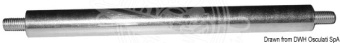 Osculati Central Roller Steel Mounting Pins for Boat Trailer