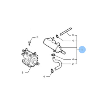 Vetus VFP01206 - Return Manifold